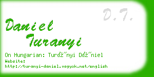 daniel turanyi business card